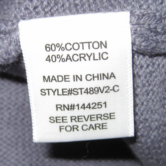 NWT Sincerely Jules Blue 'Weekend' Crew Neck Sweater - Picture 5 of 7